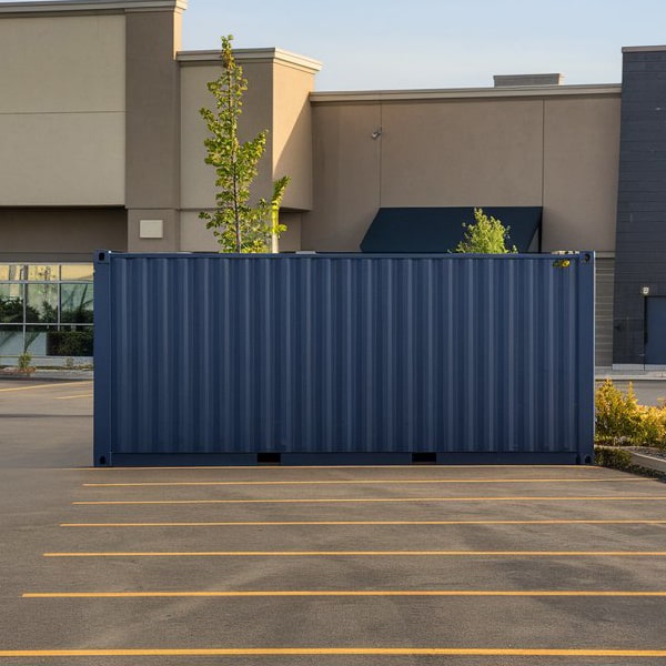 we offer convenient delivery and pick-up options for our commercial storage containers